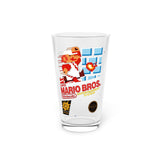 Mario Brothers Pint Glass, 16oz