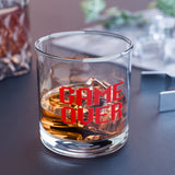 Game Over Rocks Glass, 10oz