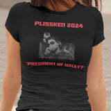 Escape From New York Plissken for President 2024 Kurt Russel Snake Plissken Graphic T Shirt