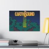 EarthBound Mother 2 SNES Retro Game Canvas Art Print Wall Art Gamer Art JRPG