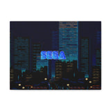 SEGA Retro Game Oil Painting Print Wall Art Canvas Print Fine Art