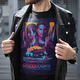 Miami Vice 80's Crime Action Graphic Tee