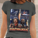 Firewalker 1986 Movie T-Shirt | Classic 80s Action Film Graphic Tee | Vintage Style Cotton Shirt | Retro Film T Shirt