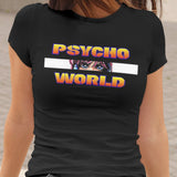 Psycho World Retro Anime Graphic T Shirt