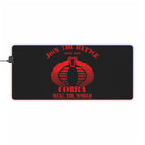 Cobra GI Joe LED Mouse Pad RGB Gaming Mouse Mat