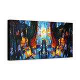 Chrono Trigger Impressionist Style Wall Art The Trial Retro Games Canvas Wall Art