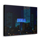 SEGA Retro Game Oil Painting Print Wall Art Canvas Print Fine Art