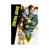 Metal Gear 1987 NES Hideo Kojima  Box Art Retro Game Art Poster