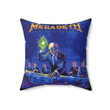 Megadeth Spun Polyester Square Pillow