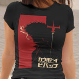 Cowboy Bebop Anime Spike Spiegel Graphic Tee