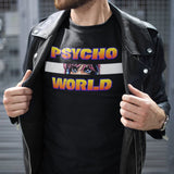 Psycho World Retro Anime Graphic T Shirt