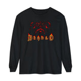 Diablo Unisex Garment-dyed Long Sleeve T-Shirt