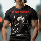 Blade Runner 1982 Harrison Ford Rutger Hauer Cyberpunk Graphic T Shirt