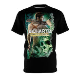 Uncharted Drakes Fortune Graphic Tee Retro Gaming Tee