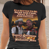 Harley Davidson and the Marlboro Man 1991 Don Johnson Mickey Rourke Graphic Tee