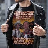 Harley Davidson and the Marlboro Man 1991 Don Johnson Mickey Rourke Graphic Tee