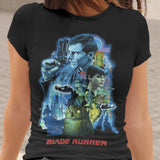 Blade Runner 1982 Harrison Ford Rutger Hauer Graphic Tee