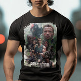 Predator 1987 Arnold Schwarzenegger Retro Graphic Tee