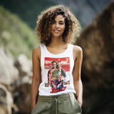 Crying Freeman Tank Top | Retro Anime Assassin Sleeveless Tee | RetroPunkDesign
