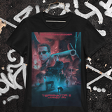 Terminator 2 Judgment Day Arnold Schwarzenegger Graphic T-Shirt  90s Action Movie Tee  RetroPunkDesign