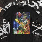 RetroPunkDesign Final Fantasy VII Graphic T-Shirt Retro JRPG Main Characters Gaming Tee - Retro Punk Design 
