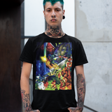 RetroPunkDesign Final Fantasy VII Graphic T-Shirt Retro JRPG Main Characters Gaming Tee - Retro Punk Design 