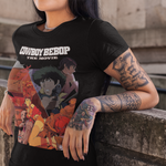 Cowboy Bebop The Movie Graphic T-Shirt | Retro Anime Sci-Fi Action Tee | RetroPunkDesign - Retro Punk Design 