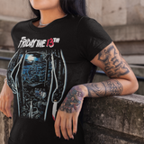 Friday the 13th Graphic T-Shirt  Jason Voorhees Horror Movie Tee  80s Slasher Apparel  RetroPunkDesign