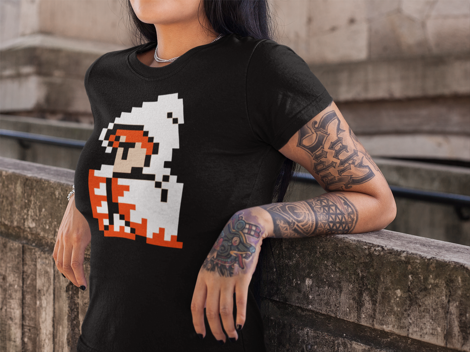 Final Fantasy 1987 White Mage Graphic T-Shirt | Retro JRPG Pixel Art Tee | RetroPunkDesign