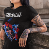 Cowboy Bebop Spike Spiegel Graphic T-Shirt | Retro Anime Space-Noir Tee | RetroPunkDesign - Retro Punk Design 