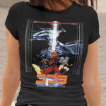 Space Adventure Cobra Graphic T-Shirt Retro Anime Sci - Retro Punk Design 