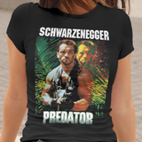 Predator 1987 Arnold Schwarzenegger Graphic T-Shirt | Retro Sci-Fi Action Movie Tee | RetroPunkDesign