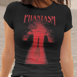 Phantasm 1979 Graphic T-Shirt | Tall Man Retro Horror Movie Tee | RetroPunkDesign