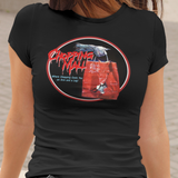 Chopping Mall Graphic T-Shirt | 1986 Killer Robot Horror Movie Tee | RetroPunkDesign - Retro Punk Design 