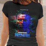 Arnold Schwarzenegger Predator Graphic T-Shirt | 80s Action Sci-Fi Movie Tee | RetroPunkDesign