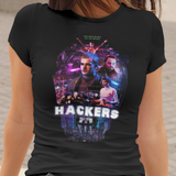 Hackers 1995 Graphic T-Shirt | Retro Cyberpunk Cult Movie Tee | RetroPunkDesign