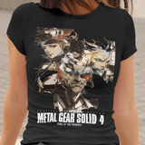 Metal Gear Solid 4 Guns of the Patriots Graphic T-Shirt  Tactical Stealth Game Tee  RetroPunkDesign