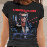 The Terminator Arnold Schwarzenegger Graphic T-Shirt | 1984 Sci-Fi Action Movie Tee | RetroPunkDesign