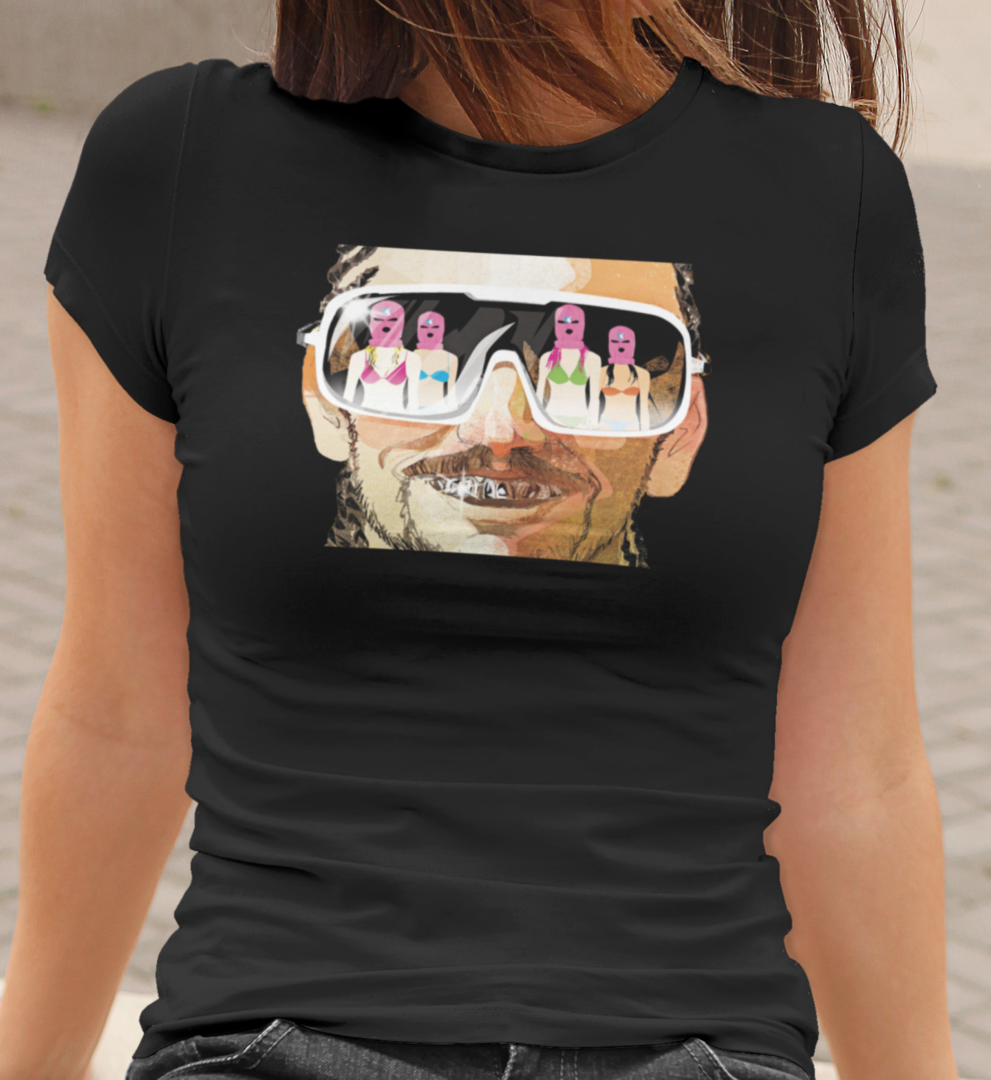 Spring Breakers James Franco Graphic T-Shirt | Cult Crime Film Tee | RetroPunkDesign