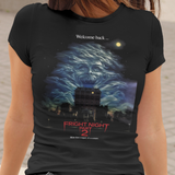 Fright Night Part 2 1988 Graphic T-Shirt | 80s Vampire Horror Movie Tee | RetroPunkDesign