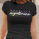 Unsolved Mysteries Graphic T-Shirt | Retro True Crime Paranormal TV Tee | RetroPunkDesign
