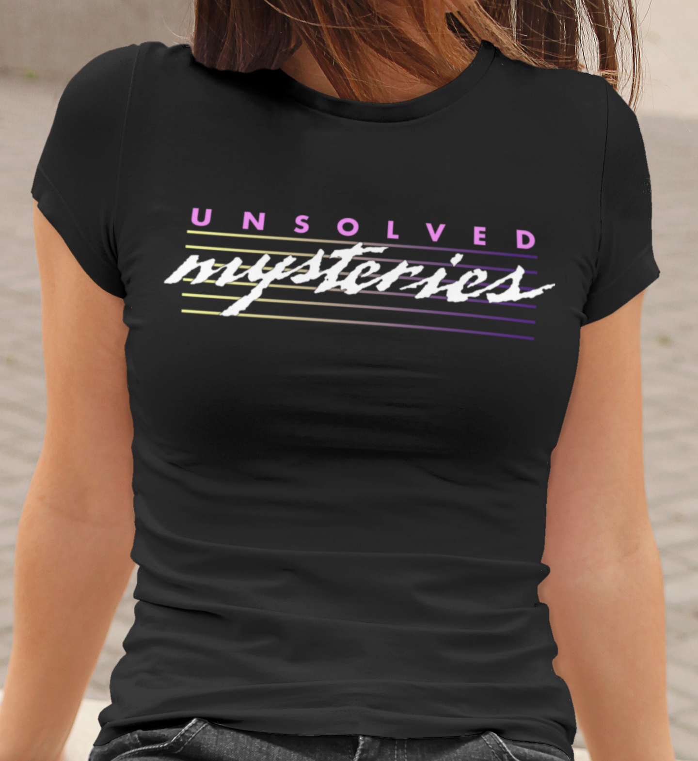 Unsolved Mysteries Graphic T-Shirt | Retro True Crime Paranormal TV Tee | RetroPunkDesign
