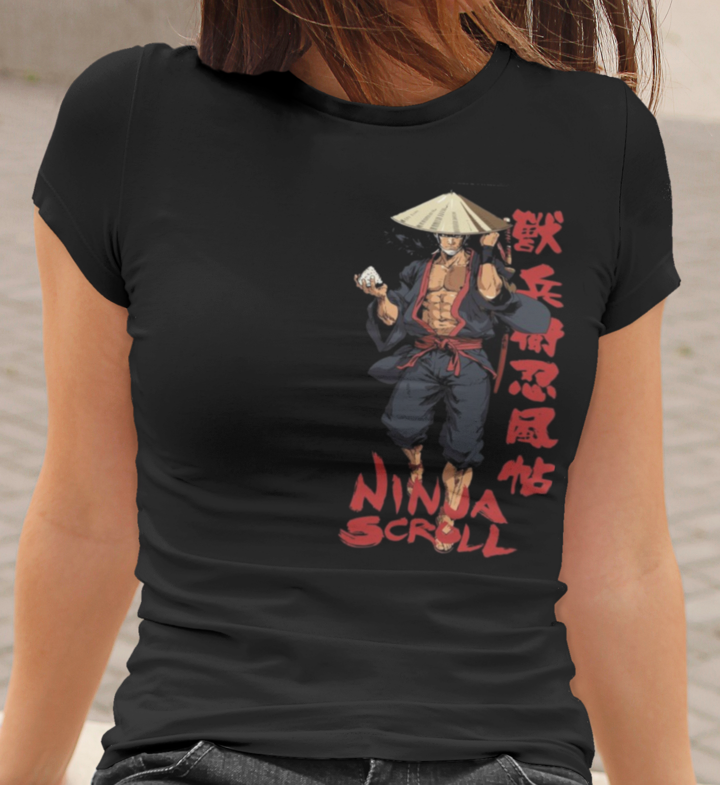 Ninja Scroll 1993 Anime Graphic T-Shirt | Retro Samurai Action Movie Tee | RetroPunkDesign
