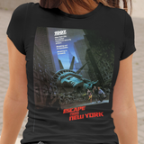 Escape From New York Kurt Russell Snake Plissken Graphic T-Shirt  1981 Sci-Fi Action Movie Tee  RetroPunkDesign