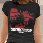 Cowboy Bebop Spike Spiegel Graphic T-Shirt | Retro Anime Space-Noir Tee | RetroPunkDesign - Retro Punk Design 