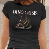 Dino Crisis Graphic T-Shirt | Retro Capcom Gaming Tee | Classic Survival Horror Apparel | RetroPunkDesign