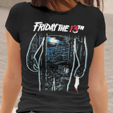 Friday the 13th Graphic T-Shirt  Jason Voorhees Horror Movie Tee  80s Slasher Apparel  RetroPunkDesign