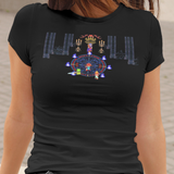 Chrono Trigger Magus Castle Battle Graphic T-Shirt | Retro JRPG SNES Gaming Tee | RetroPunkDesign