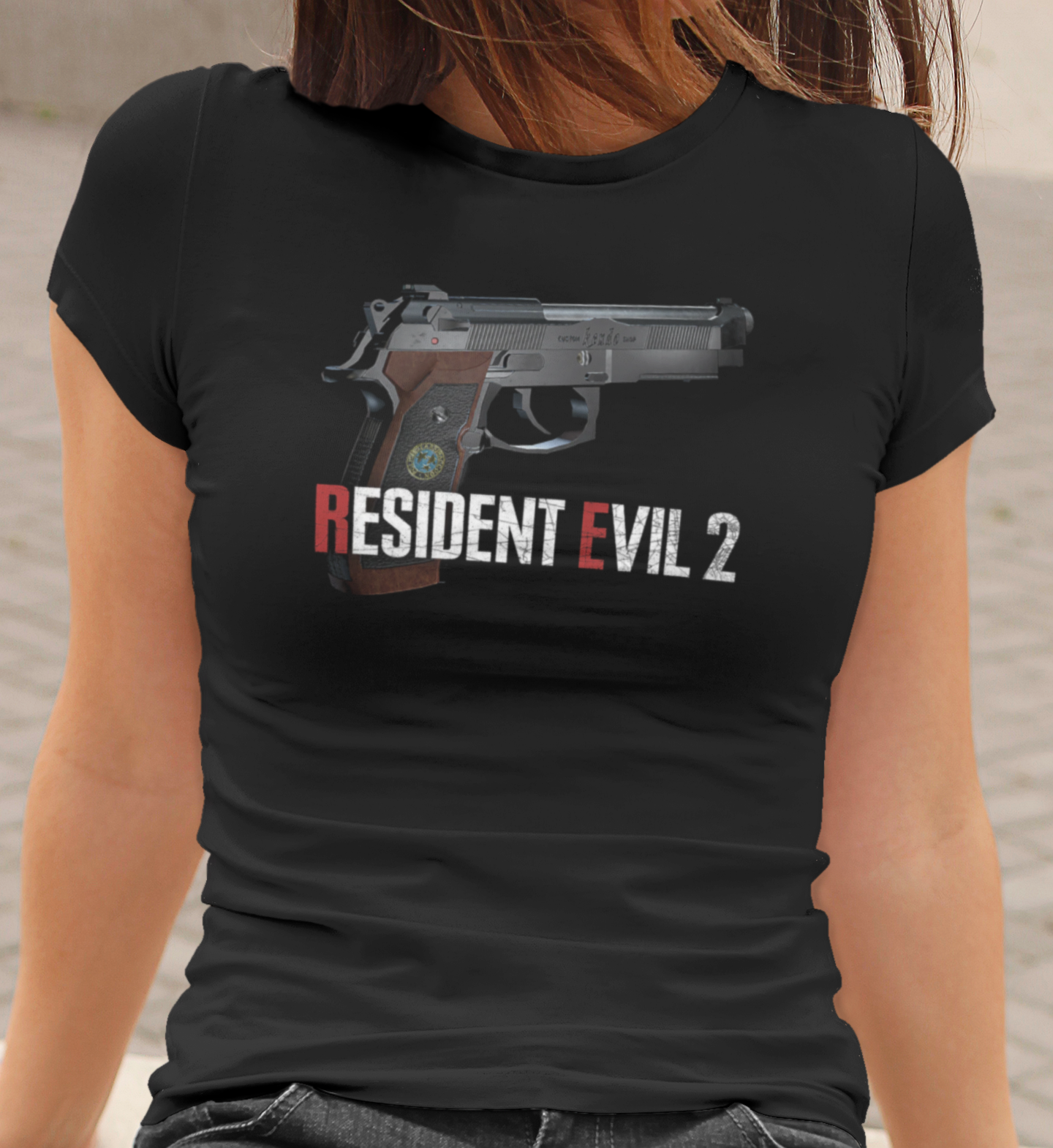 Resident Evil 2 Graphic T-Shirt | Retro Survival Horror Raccoon City Tee | RetroPunkDesign - Retro Punk Design 