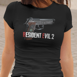 Resident Evil 2 Graphic T-Shirt | Retro Survival Horror Raccoon City Tee | RetroPunkDesign - Retro Punk Design 